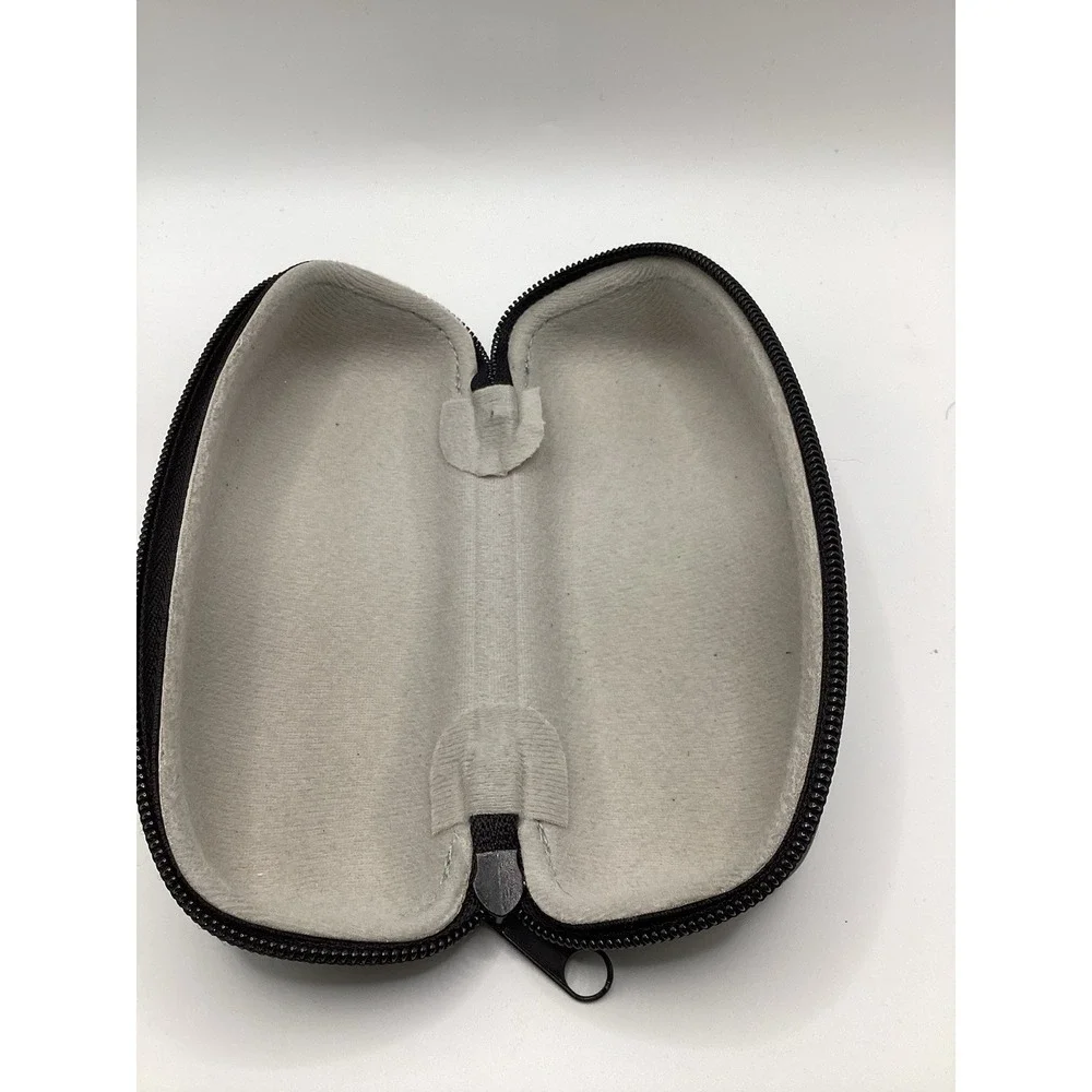 Vogue Authentic Semi-Hard Zipper Eyeglass/Sunglass Case Medium-Large Size BLACK